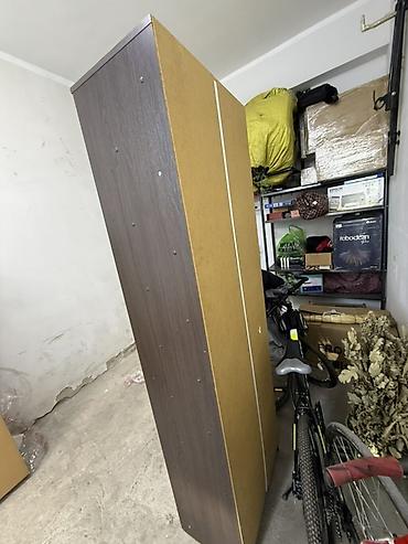 Шифоньеры, шкафы для одежды: Узкий двухдверный шкаф-пенал - Конструкция: корпусной шкаф с — 3