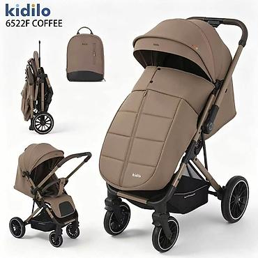 Детская прогулочная коляска Kidilo 6522F. Современная модель с