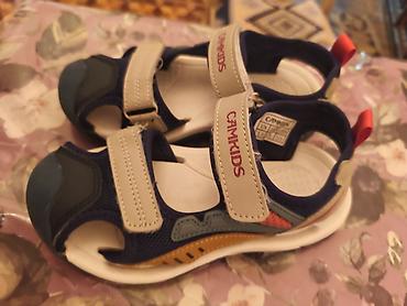 Детская обувь: Uşaq sandalısı – CAMKIDS • Model: açıq burunlu, iki ədəd üst Velcro — 3