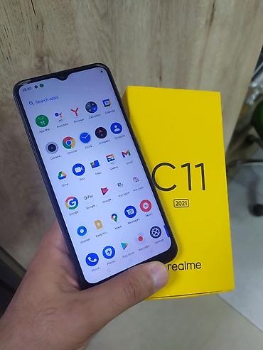 vidyo cat: Realme C11 (2021), 32 GB, rəng - Göy, İki sim kartlı — 3