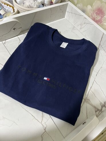 сколько стоит резиновый член: Мужская футболка, 2XL (EU 44), Tommy Hilfiger, Новый, цвет - Синий, Самовывоз, Бесплатная доставка, Платная доставка