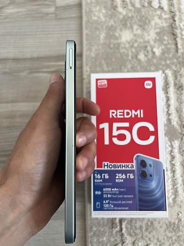 чехол redmi note 9s: Redmi, Redmi 15C, Б/у, 256 ГБ, цвет - Зеленый, 2 SIM — 5