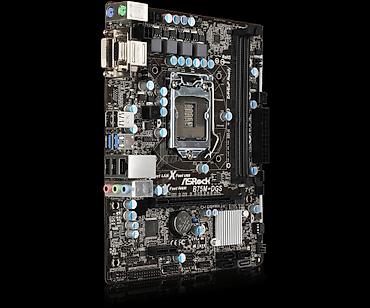 socket 1151: Материнская плата для ПК, Б/у, ASRock, LGA1155, Micro-ATX — 1