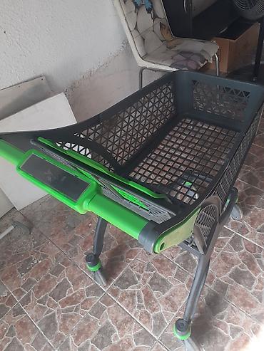 yasil setka: Plastik-supermarket səbəti (ticarət arabası)ı - Material: yüngül və — 3