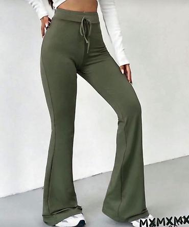 tom tailor torbe: Ženske pantalone sa visokim strukom i zvonastim nogavicama Pantalone — 4
