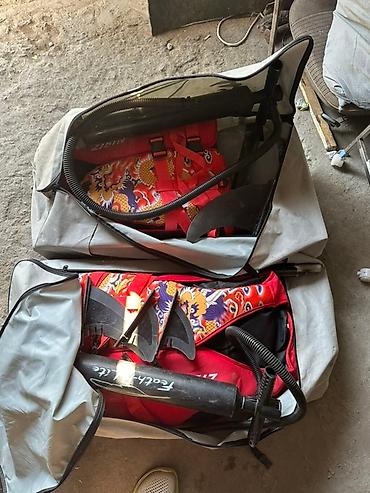 Водный транспорт: Надувная доска для сапсерфинга в комплекте с насосом Feather Lite — 9