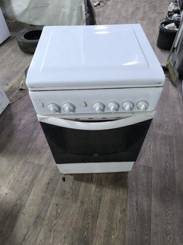 Кухонные плиты и варочные поверхности: Indesit, Газовая, Механическое, Напольная, Б/у
