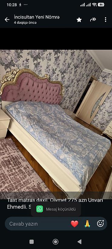Taxt matras daxil. Qiymet 275 azn Unvan Ehmedli. SabinaSultan3736