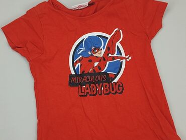 kurtka ze swetrowymi rękawami: T-shirt, 5-6 years, 110-116 cm, condition - Good