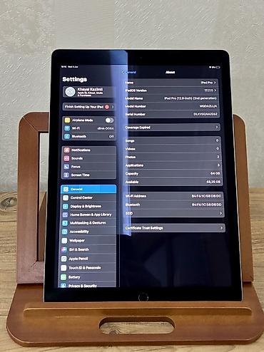 ipad qiyməti: Apple iPad Pro 12.9 120hz 64GB WiFi A1670 Space Gray Bir problemi — 10