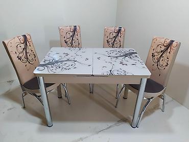 Masa və oturacaq dəstləri: *Hazır elde olan* ✔️Türk istehsalı🇹🇷 ✔️Kuxna üçün stol stul dəsti ✔️ — 15