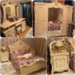 Mətbəx mebeli: Klassik yataq 1000 azn.Tecili evden cixmalidir.Uzerinde matrasla elave