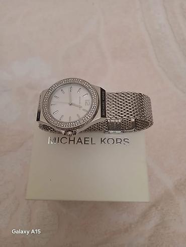 qaş daş: İşlənmiş, Qol saatı, Michael Kors, rəng - Gümüşü — 2