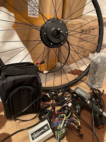 велосипедные перчатки: Электро колесо велосипедный розмер 24.2.125 полный комплект 36v350w