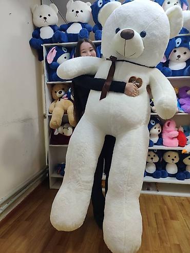 Игрушки: Огромная Мишка 180 см Бесплатная доставка 🧸60 см 1000 сом (Бесплатная — 11