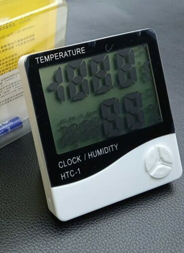 istilik olcen: Termometr HTC-1 Termometr Otaq termometri Nemislik ve temperaturu