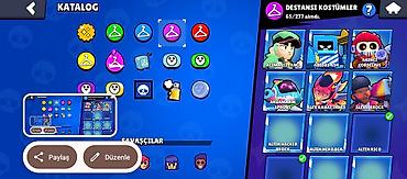 Dəstlər, kostyumlar: Məhsul: Brawl Stars hesabı.50 SƏVİYƏ pubg hesabı ilə dəyişdirilir — 3