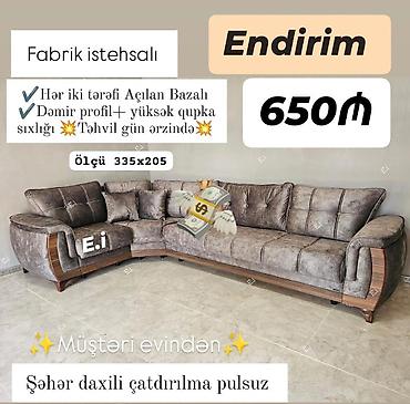 merbex mebeli: Künc divan, Yeni — 1