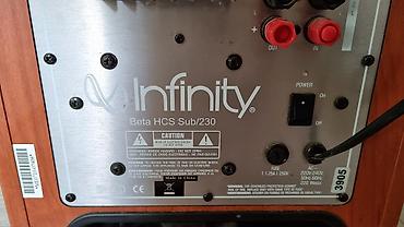5.1 zvučnici: Infinity Beta HCS Sub/230 – aktivni subwoofer - Snaga i bas: Aktivni — 5