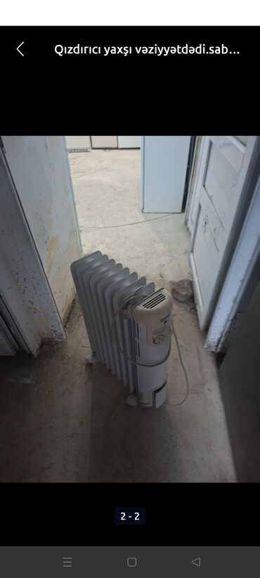 dam ortuyu islenmis: Qızdırıcı yaxşı vəziyyətdədi