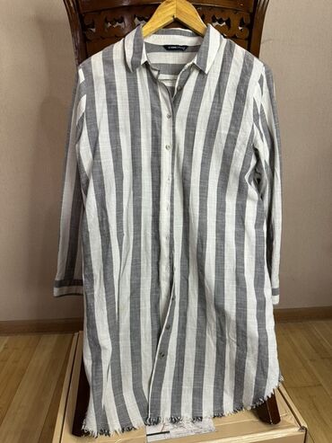 оптом кийим: Длинная рубашка LC Waikiki Classic в вертикальную полоску. - Модель at lalafo.kg оптом кийим: Длинная рубашка LC Waikiki Classic в вертикальную полоску. - Модель