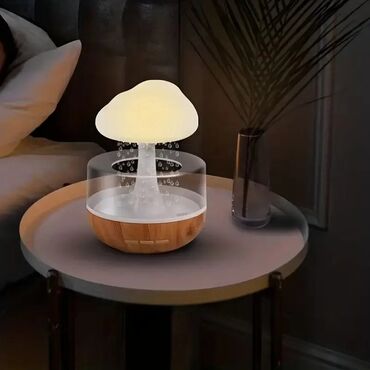Ovlaživači vazduha: LED noćna lampa i ovlaživač vazduha “oblak – kiša” - Dvostruka — 3