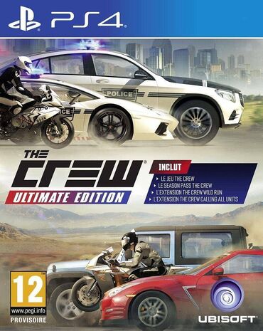 Оригинальный диск ! The Crew. Ultimate Edition (PS4, русская версия)