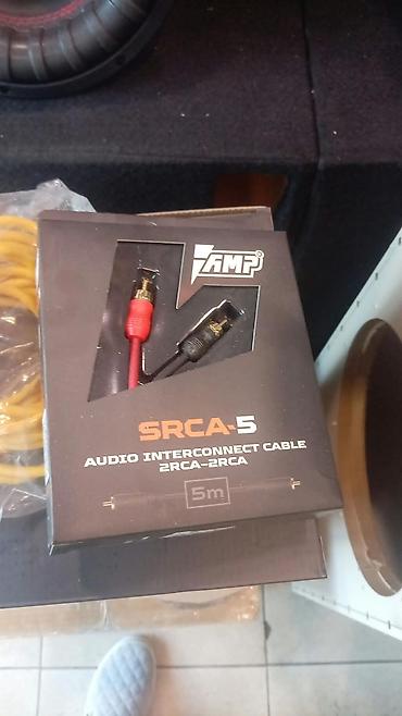 Audio və video kabellər: AMP SRCA-5 audio qoşulma kabeli və aksesuarları Məhsulun tərkibi: - — 3