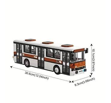 Kreativni setovi za decu: Vintage Retro AUTOBUS - set za sklapanje - NOVO VELIKI RETRO-STIL — 6