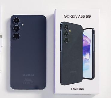 galaxy z fold3 5g: Samsung Galaxy A55 5G, 256 GB, rəng - Qara, Sənədlərlə — 1