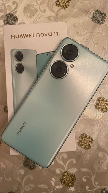 Huawei: Huawei nova 11i, 4 GB, rəng - Göy, Barmaq izi