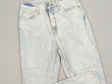 brązowe spodnie woskowane stradivarius: River Island, Jeans for women, size S (EU 36)