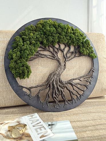 Панно: Панно ручной работы – это уникальный фито-декор из мха, который — 1