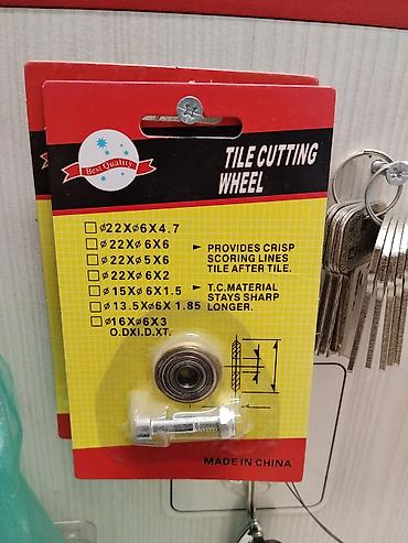 Резцы: Резец-ролик для плиткореза (Tile Cutting Wheel) Назначение: - — 1