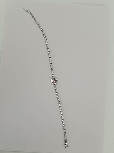 diamond sep: Gümüş qolbaq - Material: gümüş - Dizayn: tennis üslubunda incə — 2