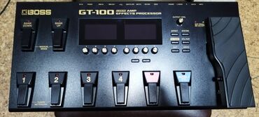 гитарная педаль: Продаю гитарный процессор boss gt-100. Состояние 10 из 10.Встречайте