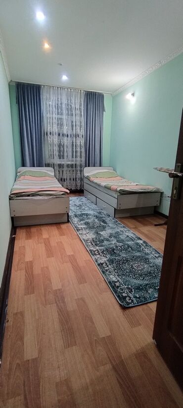 долгосрочная аренда квартира бишкек ошский рынок: 2 бөлмө, Менчик ээси, Чогуу жашоосу жок, Толугу менен эмереги бар