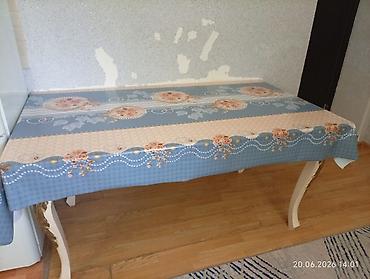 metbex skafi: Mətbəx üçün, İşlənmiş, Açılmayan, Dördbucaq masa, 6 stul — 2