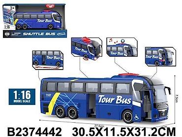 rostilj igracka za decu: Autobus 655408 K-60 – igračka autobus za kreativnu i edukativnu igru — 1