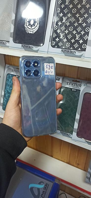 poxo x6: Honor X6, 64 GB, rəng - Mavi, Barmaq izi — 1