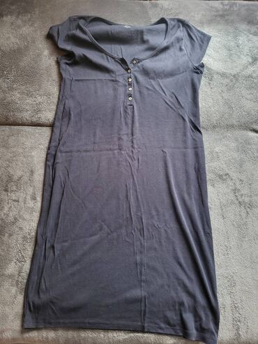 benetton haljine nova kolekcija: L (EU 40), bоја - Siva, Drugi stil, Kratkih rukava