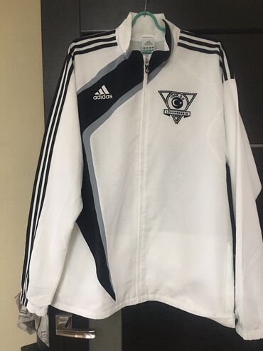 adidas штаны: Спорттук костюм 3XL (EU 46), түсү - Ак