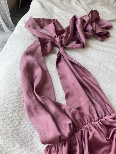 haljine do kolena svecane: Zara M (EU 38), color - Pink, Evening, With the straps