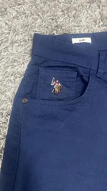 шым брюки: Мужские брюки, XL, Us Polo Assn, Новый, цвет - Синий, Платная доставка, Самовывоз — 2