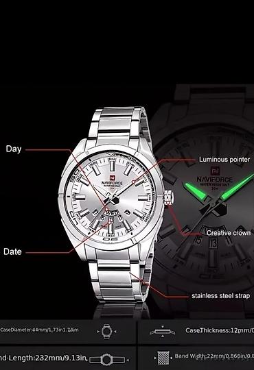 gun eynəyi: Naviforce kişi qol saatı – Professional Waterproof - Marka/model — 6