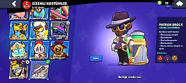 Video oyunlar üçün aksesuarlar: Brawl Stars oyun hesabı - Kupa yolu: 30,356 - Lig: I - Savaşçılar — 5