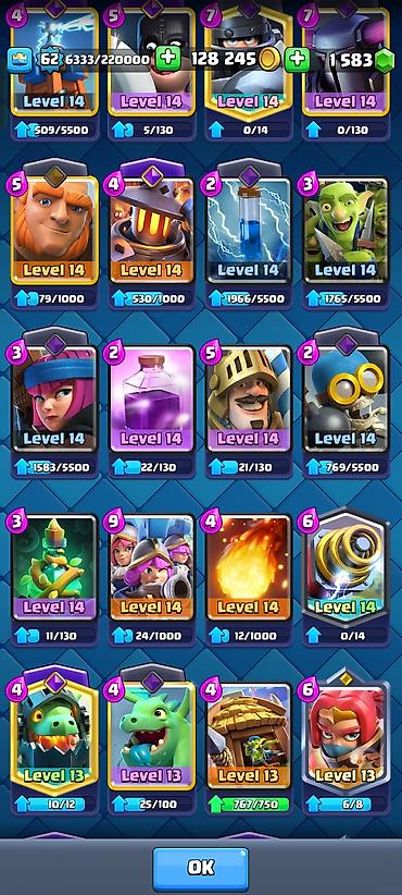 Kolleksiya kartları: 💎 Clash Royale Hesabı Satılır King Level: 62 MAX kartlar: Level 16 -da lalafo.az — 5 Kolleksiya kartları: 💎 Clash Royale Hesabı Satılır King Level: 62 MAX kartlar: Level 16 — 5