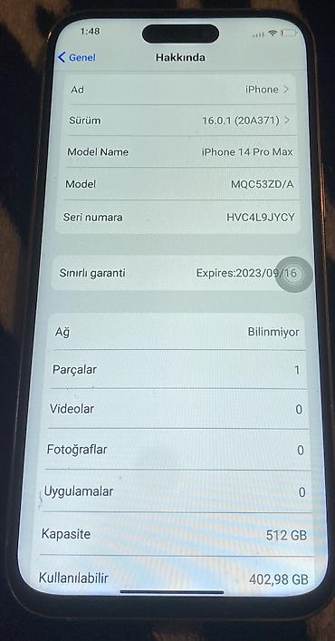 apple macbook: IPhone 14 Pro Max, 512 GB, Qızılı — 2