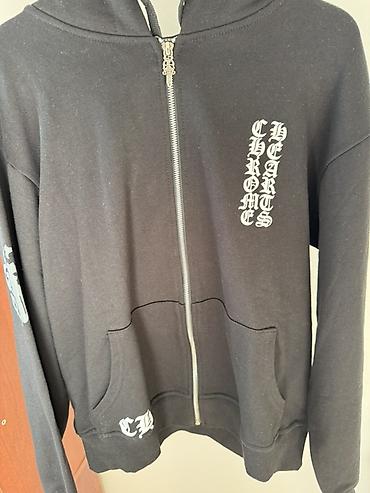 хром хартс: Худи на молнии Chrome Hearts, черное - Модель: худи на молнии с — 1