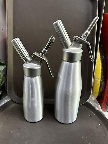 Кондитерский инвентарь: Сифон для взбитых сливок/пен и соусов - Материал корпуса: нержавеющая — 32